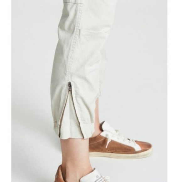 Nili Lotan Cream Khaki French Military Cargo Pants - Picture 3 of 14